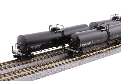 Kato N Scale Greenbrier 30,500 Gallon DOT-117 Tank Car 8-Car Set A GBRX - KAT1064801 | Fusion Scale Hobbies