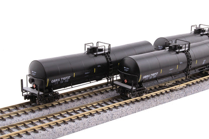 Kato N Scale Greenbrier 30,500 Gallon DOT-117 Tank Car 8-Car Set B GBRX - KAT1064802 | Fusion Scale Hobbies