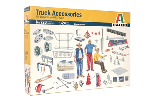 Italeri 720 Truck Accessories 1:24 Scale Plastic Model Kit